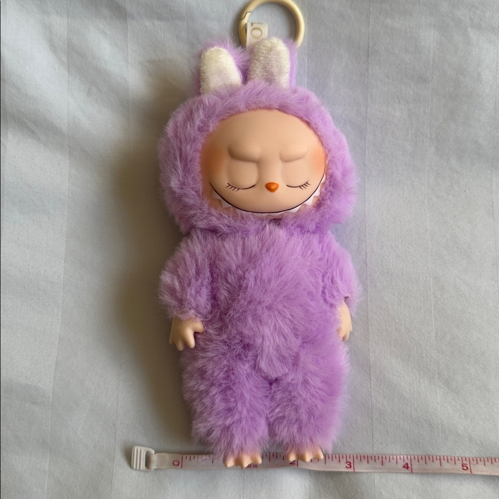 Zizi Plush Keychain Toy - Lavender Bunny Costume by - Picture 4 of 9